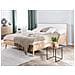 Letto Matrimoniale 180x200cm In Legno Marrone E Bianco Con Led Serris - Foto miniatura 10