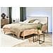 Letto Matrimoniale 180x200cm In Legno Marrone E Bianco Con Led Serris - Foto miniatura 8