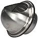 Coperchio Del Coperchio Della Cassa Esterna Semicircolare In Acciaio Inox Con Espulsore D'aria Da 150 Mm - Foto miniatura 1