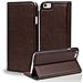 Custodia Compatibile Con Apple Iphone 6 / Iphone 6s In Marrone Antico - Coperchio Protettivo Con Chiusura Magnetica Invisibile E Funzione Stand - Foto miniatura 1