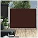 Tenda Laterale Retrattile Per Patio 100x500 Cm Marrone - Foto miniatura 1