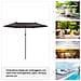 Ombrellone Doppio Da Giardino Grigio Area Coperta: 4.6m - Foto miniatura 2
