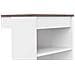 Simbiosi Ramsay Tavolo Bar Bianco (mat / Cemento), 115 X 50 X 102,7 Centimetri - Foto miniatura 4