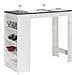Simbiosi Ramsay Tavolo Bar Bianco (mat / Cemento), 115 X 50 X 102,7 Centimetri - Foto miniatura 7