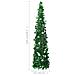 Albero di Natale Artificiale Apribile verde 150 cm PET - Foto miniatura 5