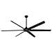 Widespan Ceiling Fan, Matte Black, 254 Cm - Foto miniatura 1