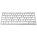 Tastiera Bluetooth Azerty (standard Francese) Meccanismo A Forbice Bianca - Foto miniatura 8