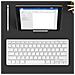 Tastiera Bluetooth Azerty (standard Francese) Meccanismo A Forbice Bianca - Foto miniatura 2