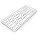 Tastiera Bluetooth Azerty (standard Francese) Meccanismo A Forbice Bianca - Foto miniatura 10