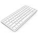 Tastiera Bluetooth Azerty (standard Francese) Meccanismo A Forbice Bianca - Foto miniatura 5