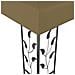 Gazebo 3x3 m Grigio Talpa 180 g / m² - Foto miniatura 3
