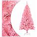Albero di Natale Artificiale con Supporto Rosa 120 cm PVC - Foto miniatura 1