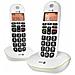 PhoneEasy 100w duo Telefono analogico /DECT Identificatore di chiamata Bianco - Foto miniatura 1