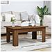 Tavolino Salotto Rovere Marrone 100x60x42 Cm Legno Multistrato - Foto miniatura 2