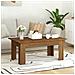 Tavolino Salotto Rovere Marrone 100x60x42 Cm Legno Multistrato - Foto miniatura 6