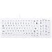 AK-C7000 tastiera USB QWERTY Inglese US Bianco - Foto miniatura 1