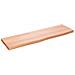 Ripiano Muro Marrone 100x30x (2-4) cm Massello Rovere Trattato - Foto miniatura 1