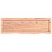 Ripiano Muro Marrone 100x30x (2-4) cm Massello Rovere Trattato - Foto miniatura 3