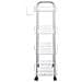 Carrello Portaoggetti A 4 Livelli 37x28x95 Cm In Acrilico - Foto miniatura 6