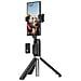 Palo Per Selfie Bluetooth Con Telecomando E Treppiede Originale, Nero - Foto miniatura 1