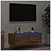 Mobile Porta TV con Luci LED Rovere Artigianale 75x35,5x25 cm - Foto miniatura 6