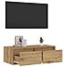 Mobile Porta TV con Luci LED Rovere Artigianale 75x35,5x25 cm - Foto miniatura 8