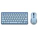 FANTASY (QUERTY, ES) tastiera Mouse incluso Universale RF senza fili + Bluetooth QWERTY Spagnolo Blu - Foto miniatura 1