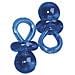 Rayher - Ciuccio In Plastica Blu 2cm 10 Pezzi - Foto miniatura 1