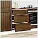 Base Da Cucina Lucca Rovere Marrone In Legno Multistrato - Foto miniatura 3