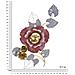Decorazione In Metallo 3d Fiori 10 - Multicolore - Metallo - 61,6x9,5x111,8 Cm - Foto miniatura 6