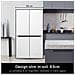 GMM41MSBEM Frigorifero Multidoor Slim, Classe E, 474L, Total No Frost, Cassetto Fresh Switch, Silver - Foto miniatura 16