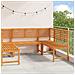 Set Panchina da Giardino 5 Pezzi in Legno Massello di Acacia - Foto miniatura 2