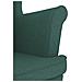 Poltrona con Poggiapiedi Verde Scuro in Tessuto - Foto miniatura 9