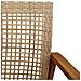 Set da Bistrot 3 pz Beige in Polyrattan e Legno di Acacia - Foto miniatura 8