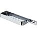 Portaoggetti Rettangolare Per Doccia Con Appendini Da Muro In Ottone, Acciaio Inox Aisi 304 E Cromall A918 Serie Il Giglio Cromato - Foto miniatura 1