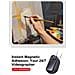 Mini Videocamera Sportiva Portatile Per Bici Da Esterno Con Registrazione Hd 1080p E Design Magnetico Black - Foto miniatura 2
