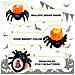 Set Di 12 Candele Led A Forma Di Ragno Decorazione Di Halloween - Foto miniatura 2