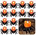 Set Di 12 Candele Led A Forma Di Ragno Decorazione Di Halloween - Foto miniatura 1