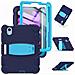 Custodia Per Ipad Mini 6 8.3” Con Supporto E Alloggiamento Per Stilo Blu Navy - Foto miniatura 3