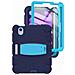 Custodia Per Ipad Mini 6 8.3” Con Supporto E Alloggiamento Per Stilo Blu Navy - Foto miniatura 4