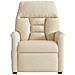 Poltrona Reclinabile Massaggiante Elettrica Crema in Tessuto - Foto miniatura 5