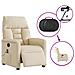 Poltrona Reclinabile Massaggiante Elettrica Crema in Tessuto - Foto miniatura 9