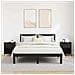 Armadio da Notte con cassetto 2 pcs Rovere nero 40 x 42 x 50 cm - Foto miniatura 4