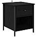 Armadio da Notte con cassetto 2 pcs Rovere nero 40 x 42 x 50 cm - Foto miniatura 6
