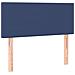 Giroletto a Molle con Materasso Blu 120x190 cm in Tessuto - Foto miniatura 7