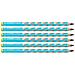 EASYgraph - Matita Ergonomica triangolare - per Mancini - Azzurro - Confezione da 6 - Gradazione HB - Foto miniatura 1