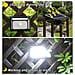 Luce Solare A Clip Divisa A 190 Led - Luce Calda, Sensore Di Movimento, Illuminazione Esterna Impermeabile - Foto miniatura 5
