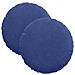Cuscini per Seduta 2 pcs Blu Polizia Ø 40 x 13 cm Velluto - Foto miniatura 1