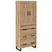 Credenza con cassetto Rovere artigianale 69,5 x 34 x 180 cm - Foto miniatura 1