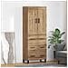 Credenza con cassetto Rovere artigianale 69,5 x 34 x 180 cm - Foto miniatura 2